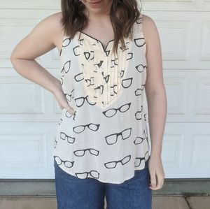 Glasses tank top
